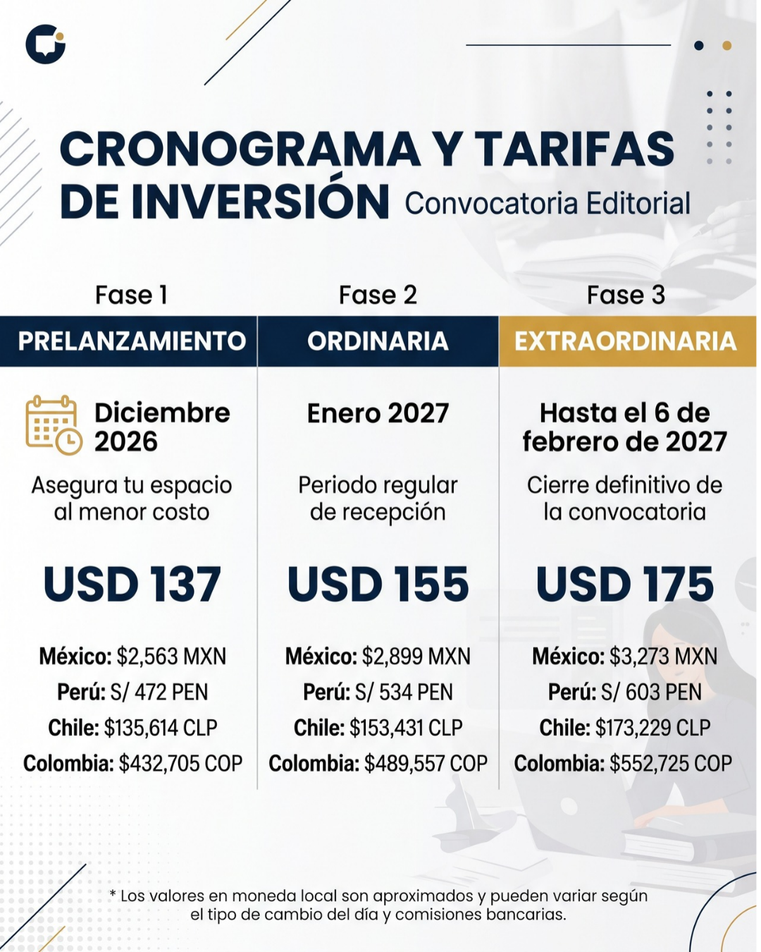 El pago no sustituye la evaluación científica ni garantiza la aceptación de un manuscrito.